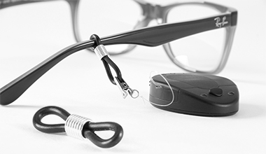 Fixation loop for glasses Fixation loop for glasses