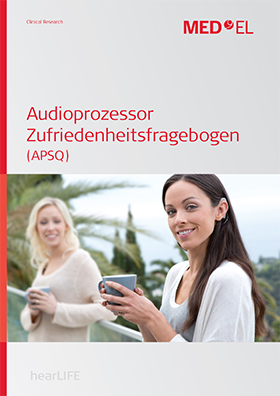 Audio Processor Satisfaction Questionnaire Audioprozessor-Zufriedenheitsfrageboge